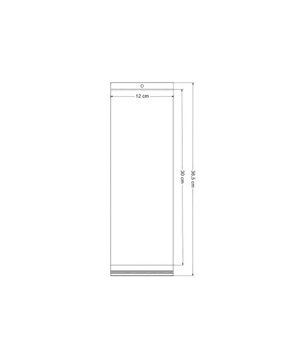 PP ragasztócsíkos celofán jellegű BOPP tasak12x30 cm zacskó - 100 db. | Mimib