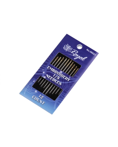 Kézi varrótű arany végű - Embroidery - 1 card | Mimib