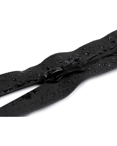 Zips vodeodolný No 5 dĺžka 70 cm špirálový matný 2 jazdce / dvojcestný - 1 ks
