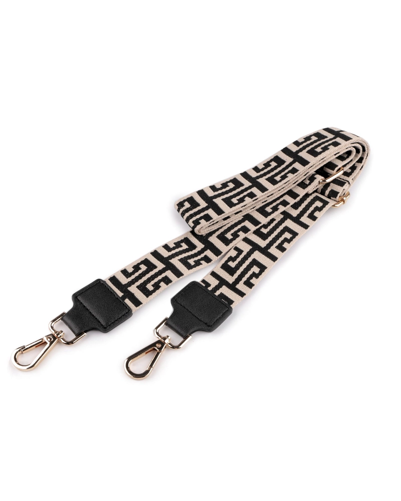 Textil állítható táskafül karabiner 3,8 cm széles - 1 db. | Mimib