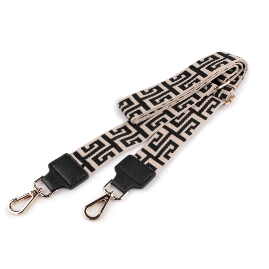 Textil állítható táskafül karabiner 3,8 cm széles - 1 db. | Mimib