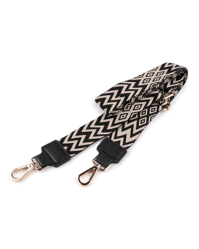Textil állítható táskafül karabiner 3,8 cm széles - 1 db. | Mimib