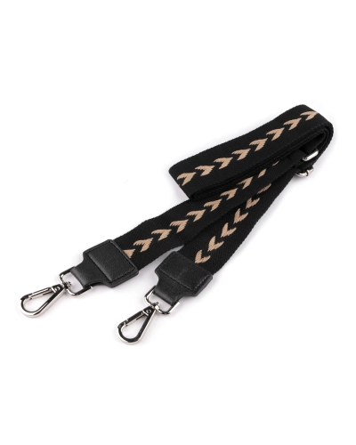 Textil állítható táskafül karabiner 3,8 cm széles - 1 db. | Mimib