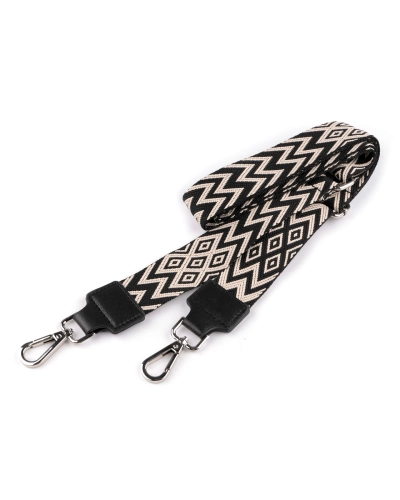 Textil állítható táskafül karabiner 3,8 cm széles - 1 db. | Mimib