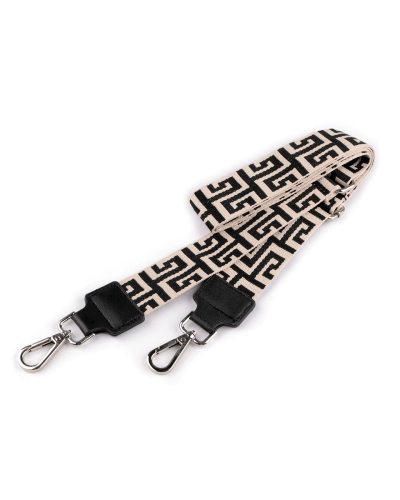 Textil állítható táskafül karabiner 3,8 cm széles - 1 db. | Mimib