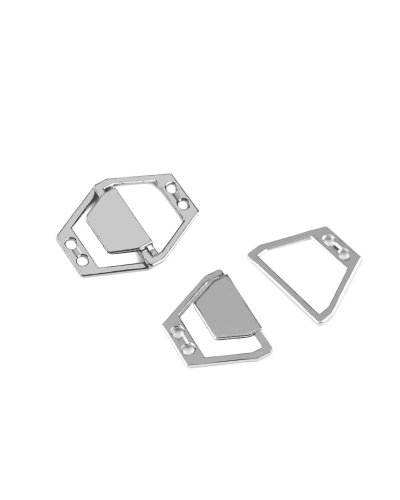 Fém dísz kapocs 20x26 mm - 1 pr. | Mimib