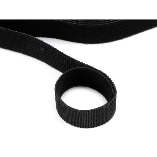 Nízkoprofilový suchý zips šírka 20 mm obojstranný, pre domácnosť a záhradu - 1 m | Mimib