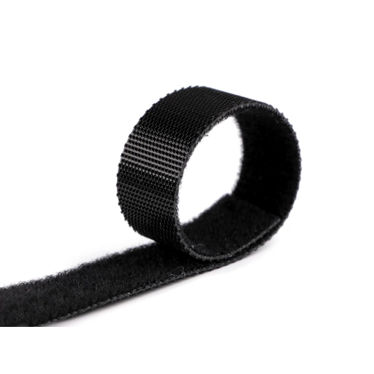 Nízkoprofilový suchý zips šírka 15 mm obojstranný, pre domácnosť a záhradu - 1 m | Mimib