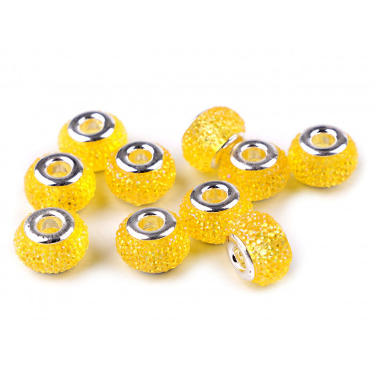 Pandora gyöngy nagy lyukú  9x14 mm | Mimib