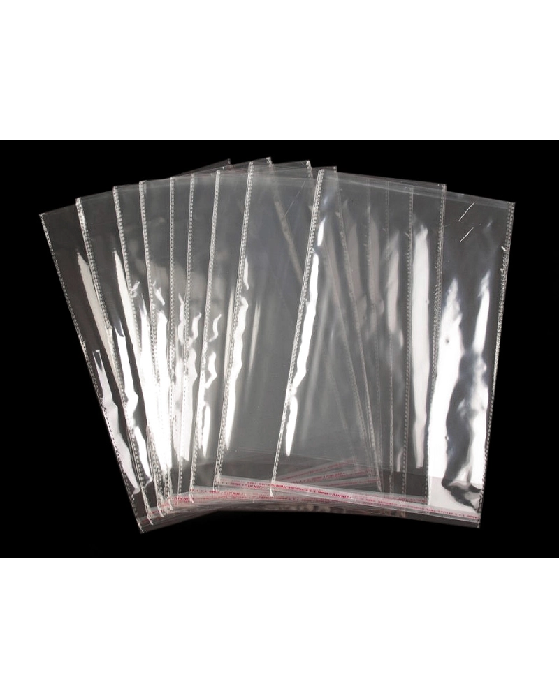 PP ragasztócsíkos celofán tasak jellegű BOPP tasak 20x29 cm - 100 db. | Mimib