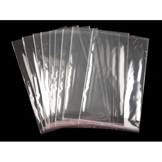 PP ragasztócsíkos celofán tasak jellegű BOPP tasak 20x29 cm - 100 db. | Mimib