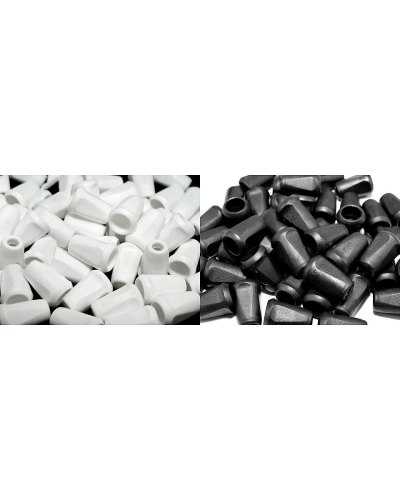 Műanyag zsinórvég 12x17 mm szögletes - 50 db. | Mimib