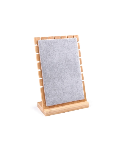 Fa állvány szemissel nyakékekhez és láncokhoz 18x25,5 cm - 1 db. | Mimib