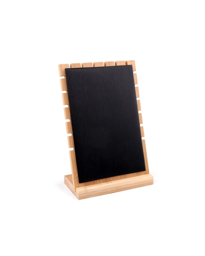 Fa állvány szemissel nyakékekhez és láncokhoz 18x25,5 cm - 1 db. | Mimib