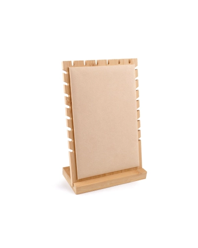 Fa állvány szemissel nyakékekhez és láncokhoz 18x25,5 cm - 1 db. | Mimib