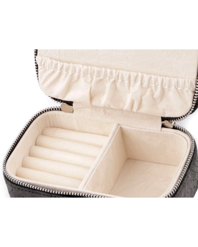 Kis ékszerdoboz cipzárral 8x13x6 cm - 1 db. | Mimib