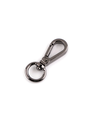 Fém forgó karabiner 9 mm-es lyuk - 1 db. | Mimib