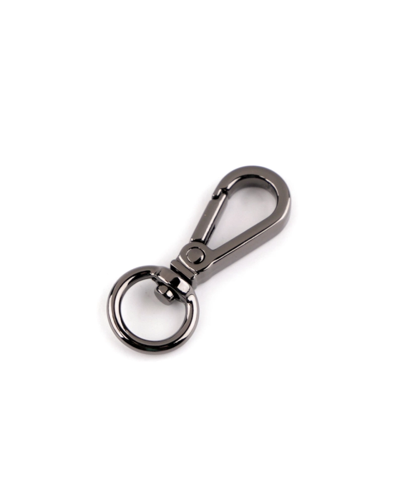 Fém forgó karabiner 9 mm-es lyuk - 1 db. | Mimib
