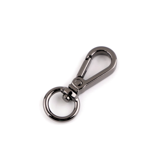 Fém forgó karabiner 9 mm-es lyuk - 1 db. | Mimib