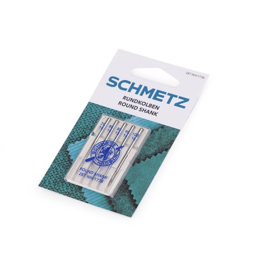 Háztartási varrógéptű kerek combú szortiment 70, 80, 09, 100 Schmetz - 1 card | Mimib