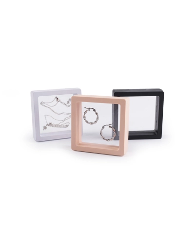Doboz doboz átlátszó fóliával csodálatos ajándékcsomagoláshoz 7x7 cm - 1 db. | Mimib