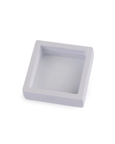 Doboz doboz átlátszó fóliával csodálatos ajándékcsomagoláshoz 7x7 cm - 1 db. | Mimib