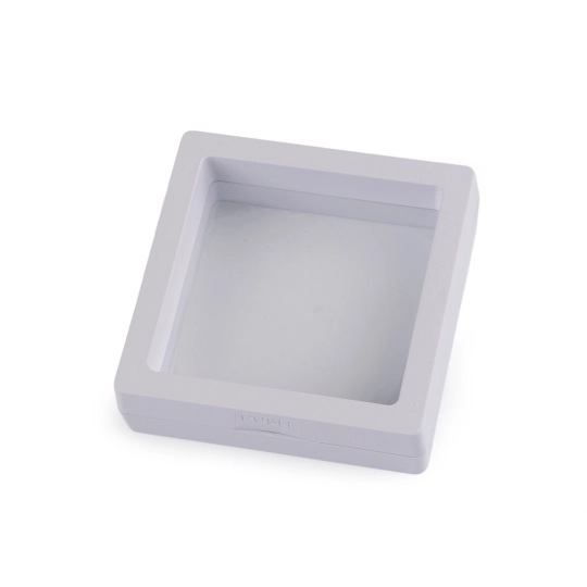 Doboz doboz átlátszó fóliával csodálatos ajándékcsomagoláshoz 7x7 cm - 1 db. | Mimib