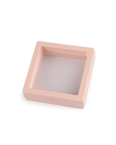 Doboz doboz átlátszó fóliával csodálatos ajándékcsomagoláshoz 7x7 cm - 1 db. | Mimib