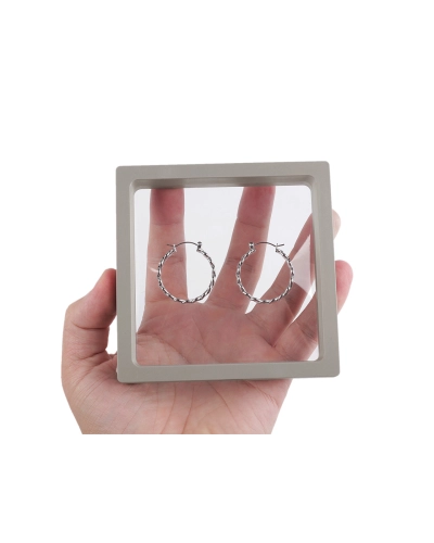 Doboz átlátszó fóliával csodálat ajándékcsomagoláshoz 11x11 cm - 1 db. | Mimib