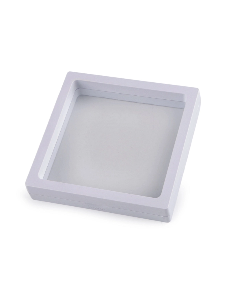 Doboz átlátszó fóliával csodálat ajándékcsomagoláshoz 11x11 cm - 1 db. | Mimib