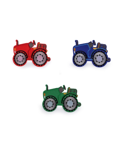 Ruhára vasalható felvarró folt traktor - 10 db. | Mimib
