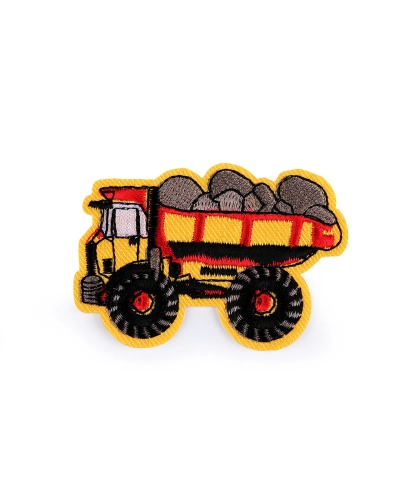 Ruhára vasalható folt traktor, daru, autó, kotrógép, tüzoltók - 10 db. | Mimib