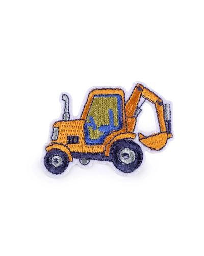 Ruhára vasalható folt traktor, daru, autó, kotrógép, tüzoltók - 10 db. | Mimib