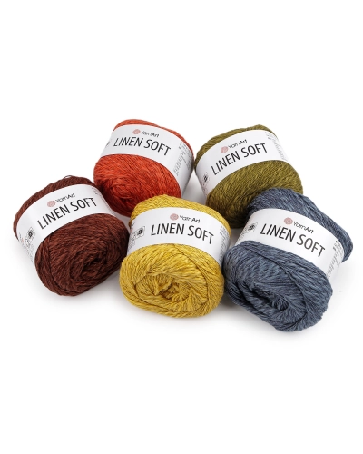 Kötőfonal Linen Soft 100 g - 1 db. | Mimib