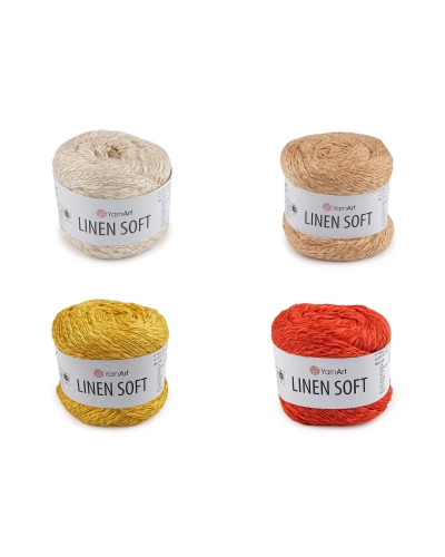 Kötőfonal Linen Soft 100 g - 1 db. | Mimib