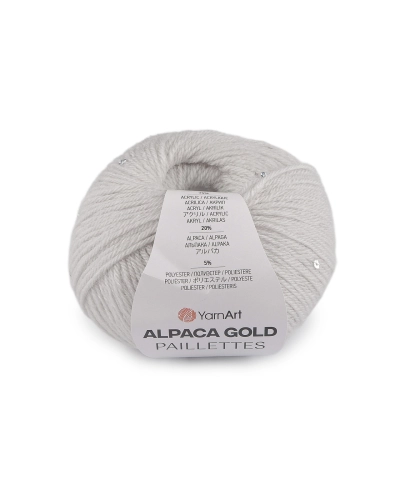 Kötő fonal Alpaca Gold flitteres 50 g - 1 db.