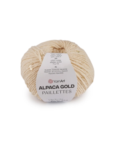 Kötő fonal Alpaca Gold flitteres 50 g - 1 db. | Mimib