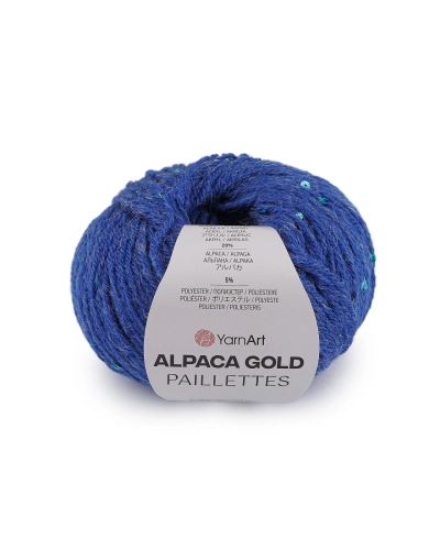 Kötő fonal Alpaca Gold flitteres 50 g - 1 db. | Mimib