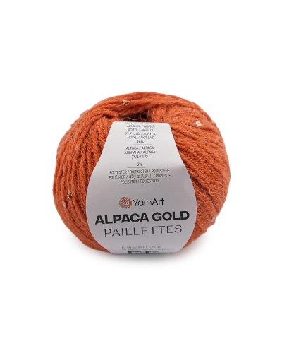 Kötő fonal Alpaca Gold flitteres 50 g - 1 db. | Mimib