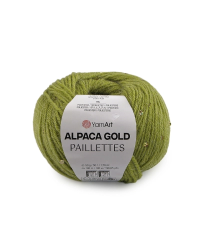 Kötő fonal Alpaca Gold flitteres 50 g - 1 db. | Mimib