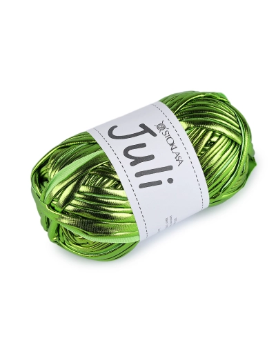 Pletacia priadza Juli metalická 100 g - 1 ks | Mimib