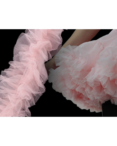 Našívací / všívací tylový volánik na výrobu Tutu sukní šírka 11 cm - 1 m | Mimib