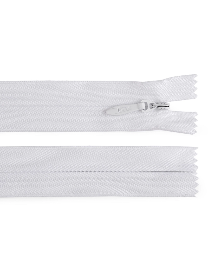 Špirálový zips skrytý No 5 dĺžka 60 cm pevný - 1 ks | Mimib