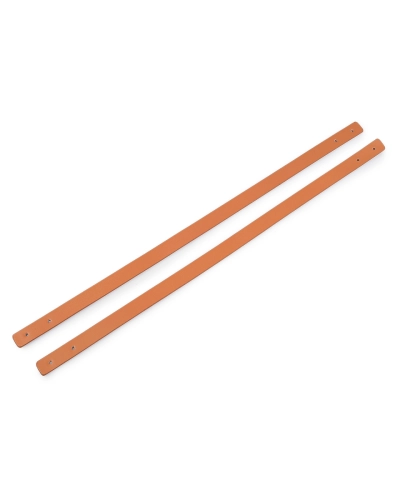Kožené ucho na tašku šírka 1,5 cm dĺžka 45 cm - 2 ks | Mimib
