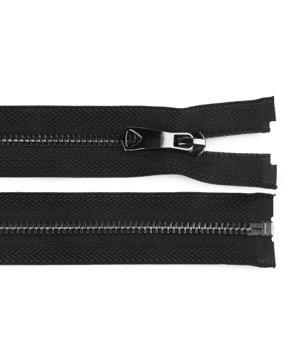 Kovový zips No 5 dĺžka 85 cm s ozdobným bežcom - 1 ks | Mimib