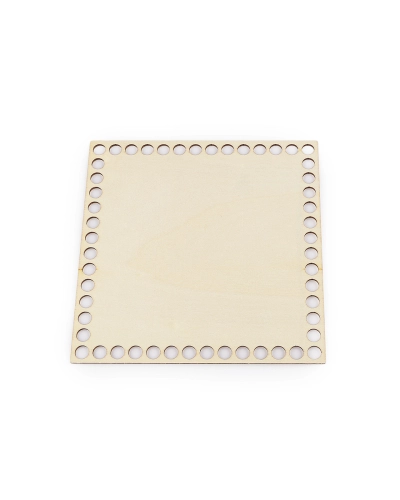 Horgolt / kosárfonó alap 15x15 cm - 1 db. | Mimib