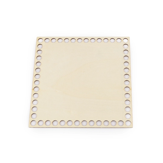 Horgolt / kosárfonó alap 15x15 cm - 1 db. | Mimib