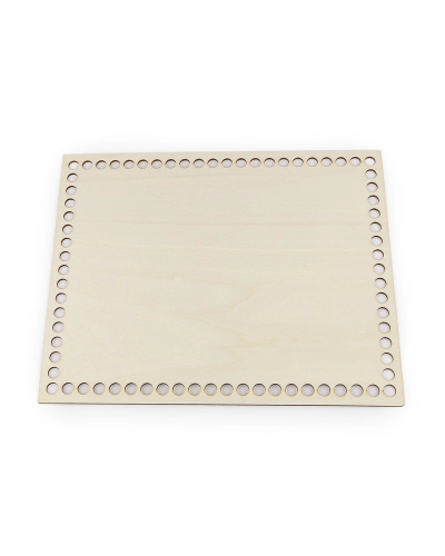 Horgolt / kosárfonó alap 20x25 cm - 1 db. | Mimib
