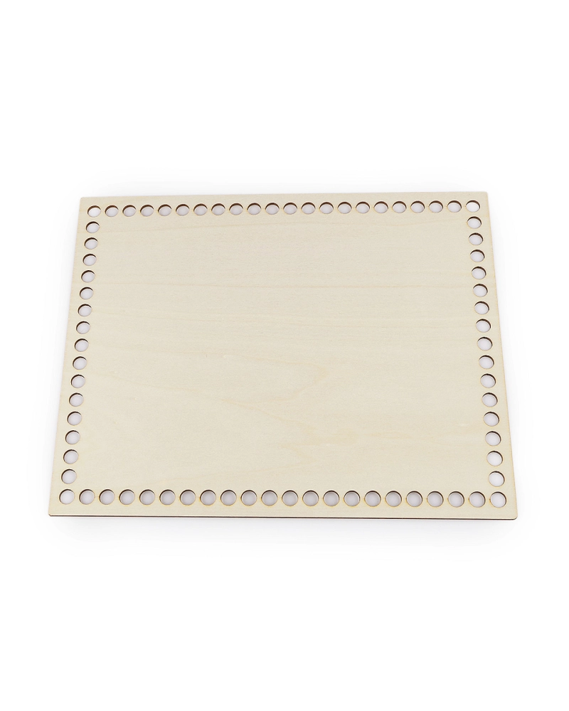 Horgolt / kosárfonó alap 20x25 cm - 1 db. | Mimib