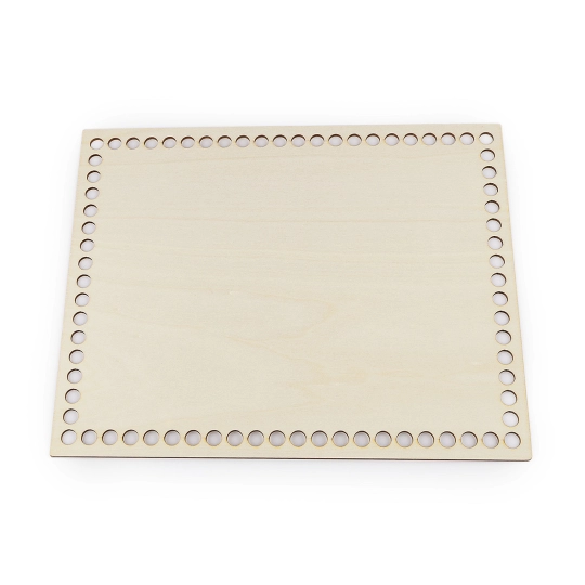 Horgolt / kosárfonó alap 20x25 cm - 1 db. | Mimib